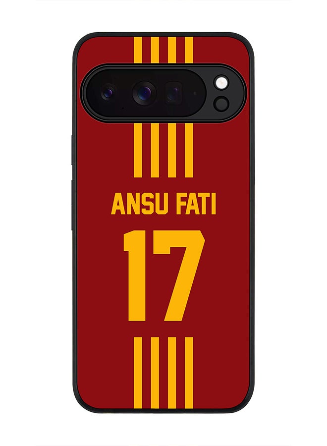 For Google Pixel 10 Pro XL Case,Slim fit Camera Protection, Shockproof Thin Phone cover  - Football - Spain ,  Ansu Fati